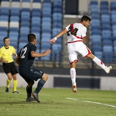 Javi Guerra, único '9' de la plantilla de la Franja