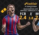 FC Barcelona vs. Manchester City: horario, TV, pronósticos y estadísticas