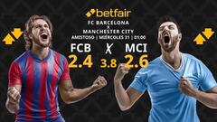 FC Barcelona vs. Manchester City: horario, TV, pronósticos y estadísticas