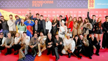Los 18 artistas del Benidorm Fest 2026 posan tras una rueda de prensa, en el Mirador del Castillo, a 9 de febrero de 2026, en Benidorm, Alicante, Comunidad Valenciana (España). Tras la fiesta de bienvenida del pasado sábado, 7 de febrero, hoy arranca oficialmente la semana del Benidorm Fest 2026, seis días en los que se celebrarán las dos semifinales (10 y 12 de febrero) y la final del 14 de febrero de 2026. Además de las tres galas, la programación de la sexta edición del festival incluye ensayos, ruedas de prensa y programas previos y post galas.
09 FEBRERO 2026
Joaquín Reina / Europa Press
09/02/2026