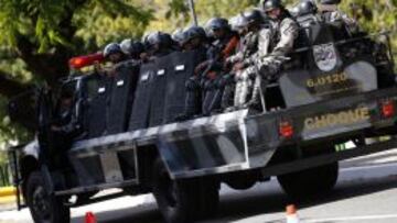 Enfrentamientos en Salvador durante el Italia-Brasil