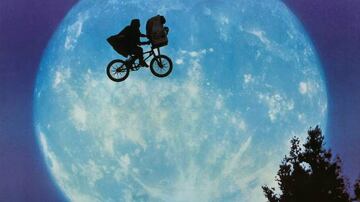 Escena de 'E.T. El Extraterrestre'.