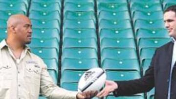 <b>DOS MITOS. </b>Un equipo comandado por Lomu se medirá a uno capitaneado por Jono en su adiós.