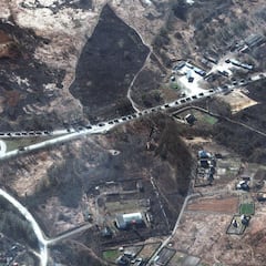 La impactante foto de la guerra vista desde un satélite