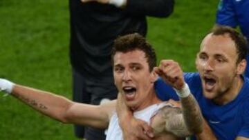 El gol de Mandzukic, sexto más rápido de la historia de la Euro.
