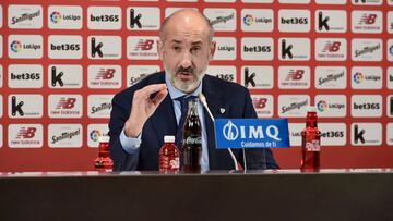 27/12/19 RUEDA DE PRENSA AITOR ELIZEGI PRESIDENTE ATHLETIC DE BILBAO