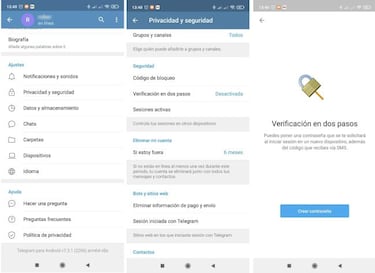 Protege tu cuenta de Telegram, te enseñamos cómo puedes hacerlo