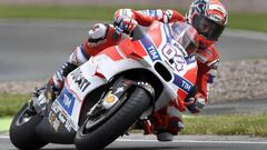 Dovizioso logró el 100º podio de Ducati en Sachsenring.