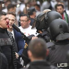 Batalla entre la Policía y los ultras del Legia: 13 detenidos