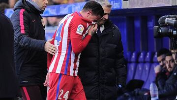 Giménez abandona el césped de Mendizorroza entre lágrimas
