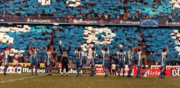 El estadio de Riazor se vistió de gala para el último partido contra el Espanyol. 

 