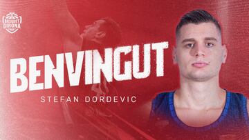 Anuncio del fichaje del Bàsquet Girona