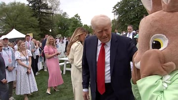 Trump mocks Biden’s 2022 Easter bunny incident during 2025 Egg Roll appearance