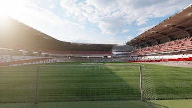 El proyecto del nuevo estadio de Vallecas propone un recinto moderno y funcional sin renunciar al barrio. Las imágenes muestran cómo la reorientación y el rediseño permitirían integrar el campo en el mismo corazón urbano que siempre lo ha acogido.