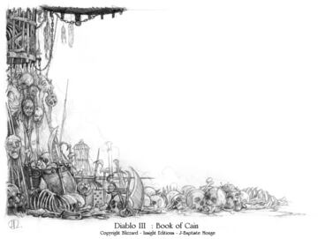 Diablo 3 en blanco y negro: bocetos e ilustraciones