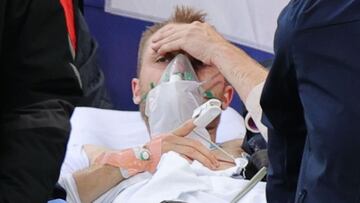 Eriksen cayó desplomado; está en el hospital, pero "estable"