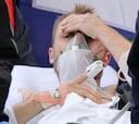 Eriksen cayó desplomado; está en el hospital, pero "estable"