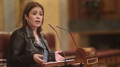 12/11/2020 La vicesecretaria General del PSOE, Adriana Lastra, interviene en el Congreso de los Diputados durante la segunda jornada del debate de los Presupuestos Generales para 2021, en Madrid (Espa&ntilde;a), a 12 de noviembre de 2020. El Gobierno de c