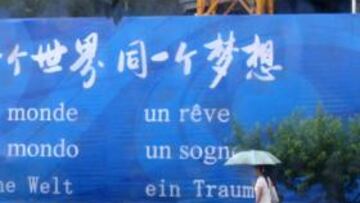 Pekín recibió ayer dos aguaceros a diez días de la inauguración de los Juegos. Una técnica con yoduro de plata logra provocar estas lluvias.