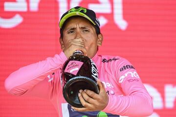 A dos etapas del final, Nairo se viste de rosa en el Giro de Italia