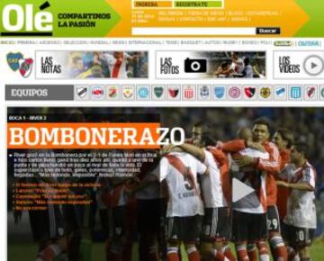 Portadas de la prensa extranjera