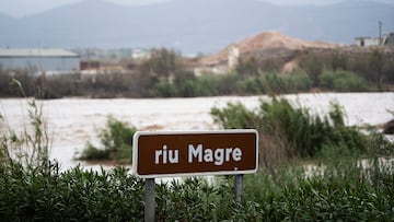 ALFARP, VALENCIA VALENCIAN COMM, SPAIN - OCTOBER 29: Flood of the Magre river, on 29 October, 2024 in Alfarp, Valencia, Valencian Community, Spain. The Emergency Coordination Center (CCE) has raised to red the rain alert level throughout the coast and inland north of Valencia, where the orange alert was set. Thus, the ECC has updated the emergency plans for the DANA that affects this Tuesday, October 29, the Valencian Community, and that early in the morning established the red level only for the south coast of Valencia. (Photo By Jorge Gil/Europa Press via Getty Images)