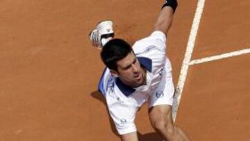 <b>DE VUELTA. </b> Djokovic ya está en cuartos de final de Roma.
