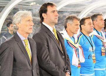 Pékerman con Néstor Lorenzo, su asistente