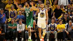The Boston Celtics return home with the NBA Finals even at a game a piece after the Gold State Warriors tied the series up in Game 2 at the Chase Center.