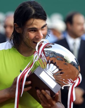Su segunda final del Masters de Montercarlo fue ante Roger Federer en 2006. Rafa Nadal ganó por 6-2, 6-7, 6-3 y 7-6.
