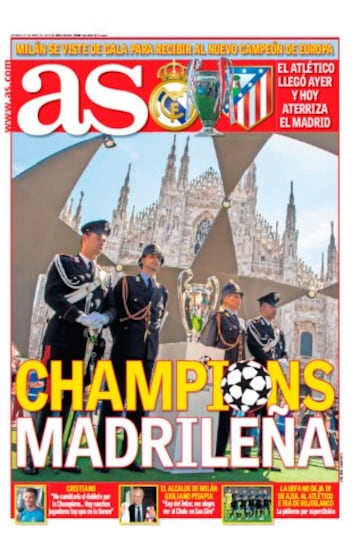 Las portadas de AS de mayo