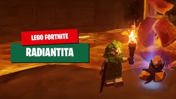 lego fortnite radiantita donde encontrarla