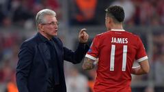 Heynckes reserva a James para la vuelta ante Real Madrid
