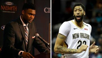 Zion firma autógrafos a los niños para no ser como Anthony Davis