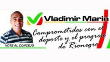 El exjugador de la Selección Colombia y actual lateral de Águilas Doradas es candidato al concejo por el partido Alianza Social Independiente.