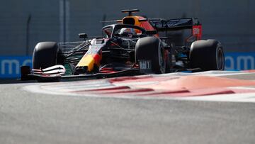 Max Verstappen (Red Bulll RB16). Abu Dhabi, F1 2020.