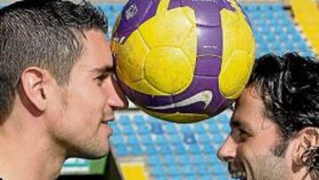 <b>QUIEREN MARCHA. </b>Geijo y Parri, el antídoto de Luis García para frenar la buena racha del conjunto celtiña.