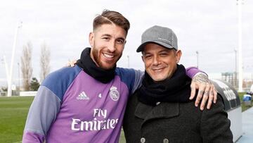 Sergio Ramos y Alejandro Sanz