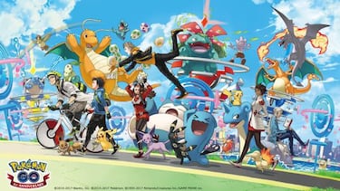Pokémon GO celebra su primer aniversario con una ilustración