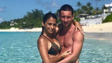 Son un fuego: La foto de Leo Messi y Anto Roccuzzo en la playa