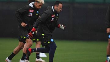 Ospina inicia su camino: Primer entrenamiento con Napoli