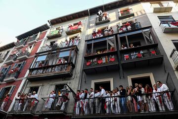 Hoy 8 de julio de 2022 se ha celebrado el segundo día de los encierros de los Sanfermines. Por las calles de Pamplona ha corrido los toros de la ganadería Fuente Ymbro.