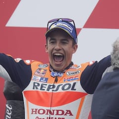 Márquez, 56 puntos más que el año pasado tras ocho carreras