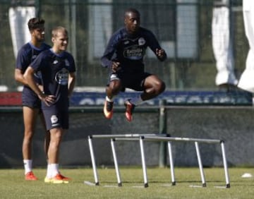 Marlos Moreno se prepara para su debut con Deportivo La Coruña