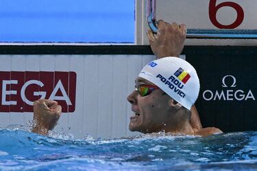 Popovici vuelve por sus fueros, Ledecky agranda su leyenda