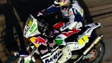 Marc Coma, conforme con el tercer lugar en la etapa