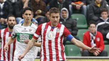 Gabi, en el partido ante el Elche.