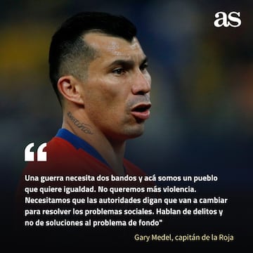 ¿Qué han dicho los futbolistas de la crisis social en Chile?