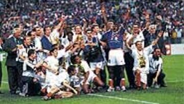 <b>CAMPEONES</B>. Francia acabó ganando su Mundial en 1998.