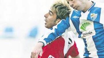 <b>DESEADO. </b>Nacho celebra un gol de la pasada temporada.